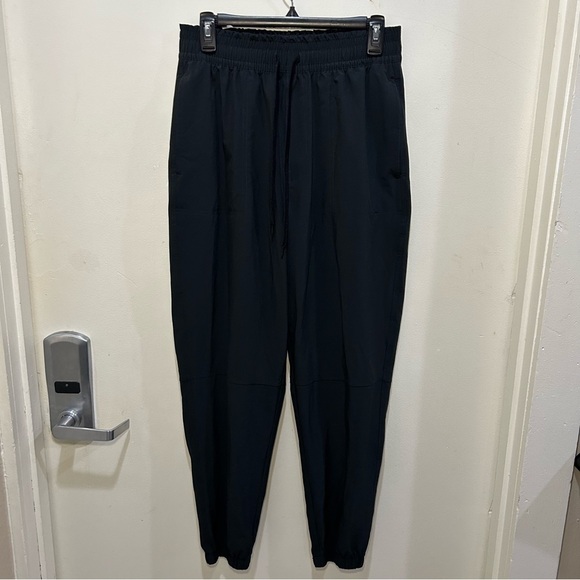 Abercrombie & Fitch Black Elastic Waistband Joggers Size Medium - Picture 1 of 11